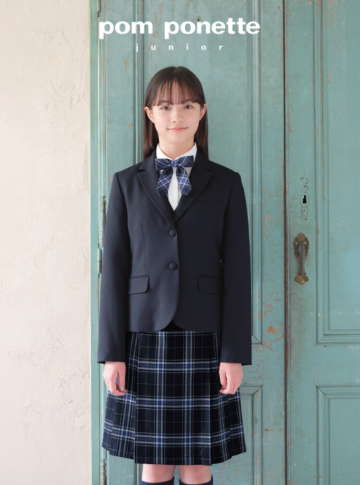 ポンポネットジュニア卒服2024！受験・面接スタイルに通学コーデも