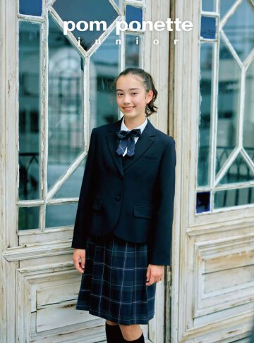 ポンポネットジュニア卒服2025！受験・面接スタイルに通学コーデも