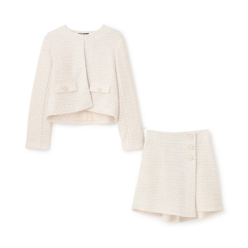 ラメツイードセットアップ